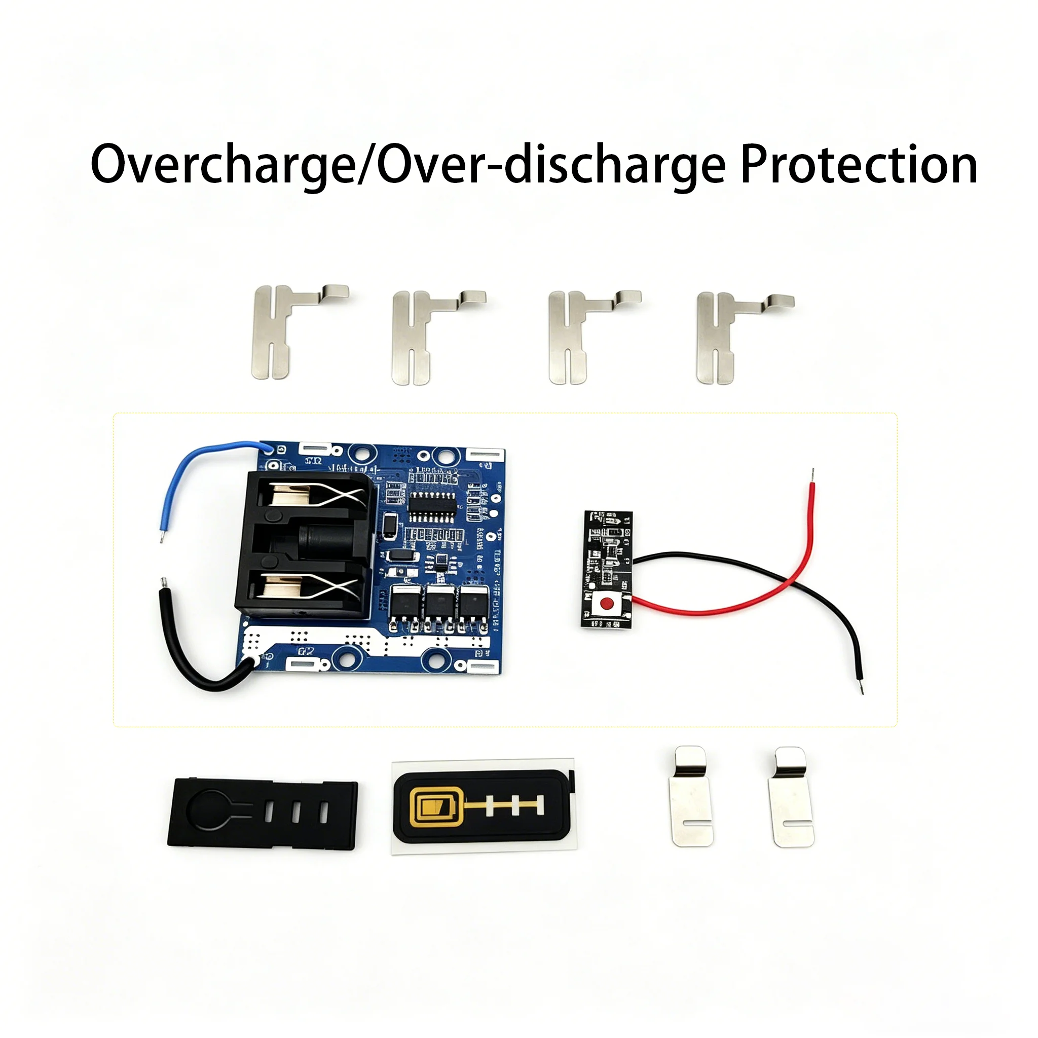 Charging Protection Circuit Board 5*18650 For DeWalt Lithium Battery PCBA Li-ion Battery Case Box 21V Housings DC Charging Port