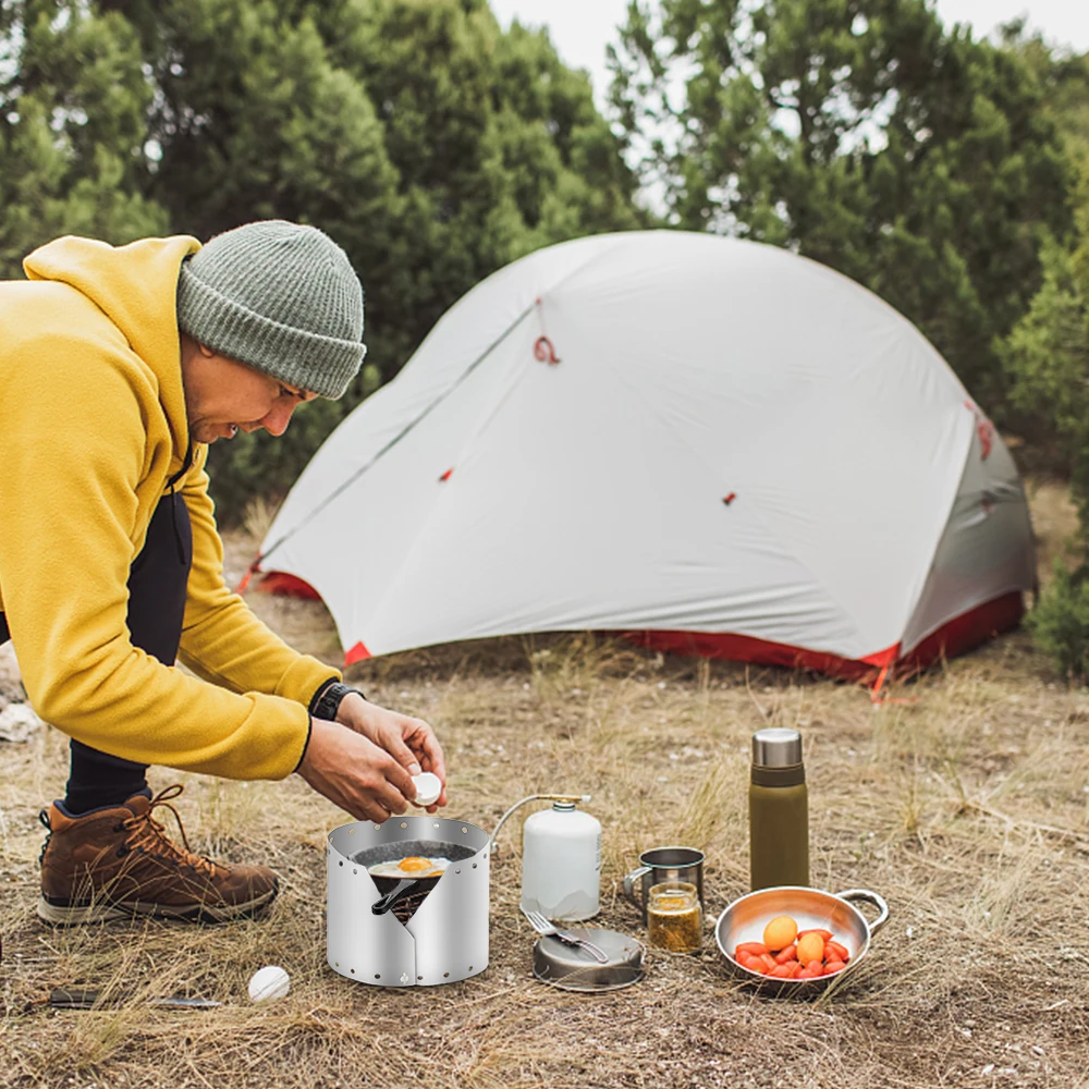Outdoor \u0026amp Traveling Supplies  Ultra-thin  Outdoor Camping Stove Wind  Screen Windproof Plate