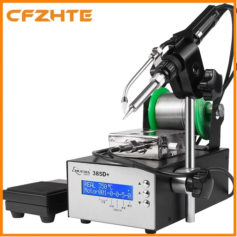 375+ Semi-Automatic Soldering Machine, High-Power Foot Operated Soldering Iron, Automatic Tin Feeding Constant Temperature Solde
