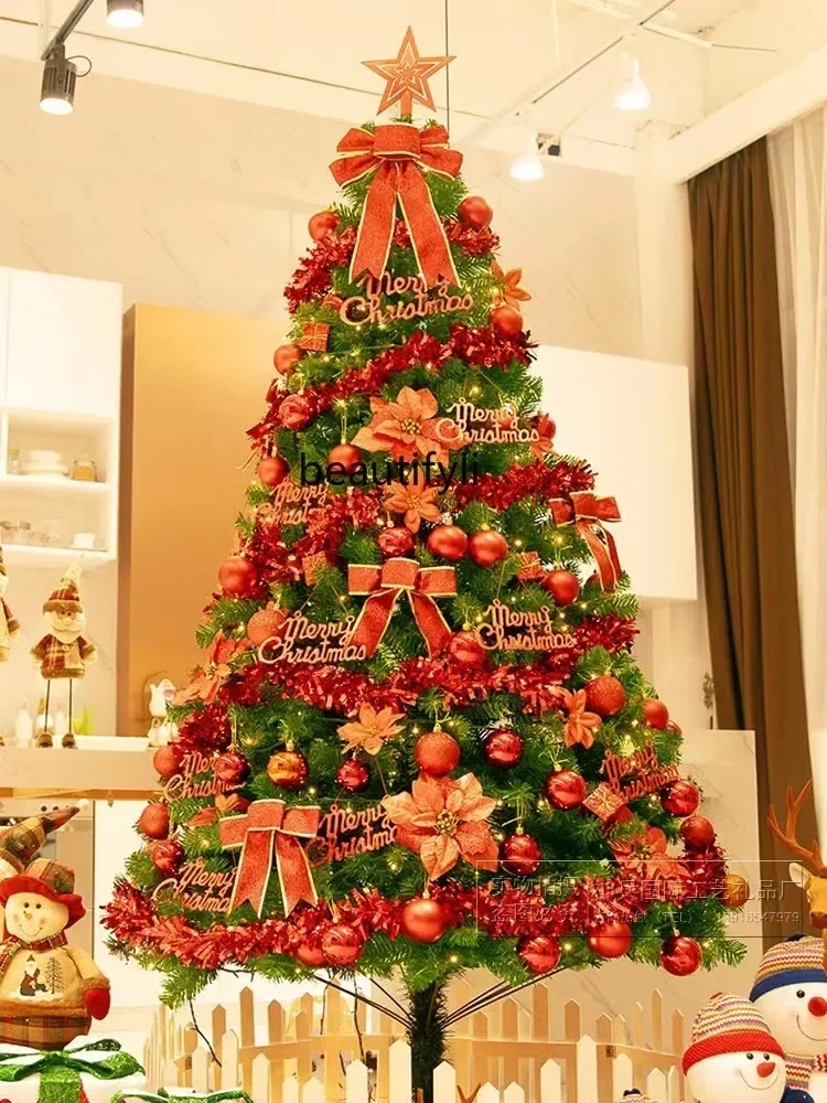 

07Large Christmas tree 4m 5M package encrypted Christmas tree Christmas decorations 3m