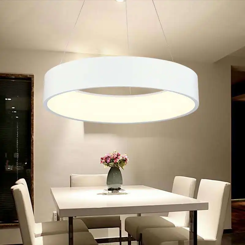 Imagem -04 - Led Lâmpada Pingente para Quarto Cozinha Sala de Jantar Living Pendurado Luz Decoração Escritório Luminária Suspensão Moderna