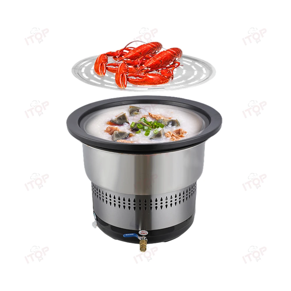 Commercial 2800w Fast Heating Electric Food Steam Pot Cooker Machine