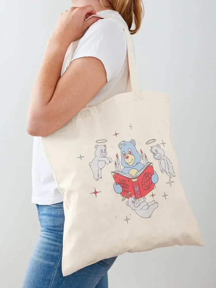 

heeseung favorite bear shirt Tote Bag Women's beach bags Big bag Shopper bag sac pour femme