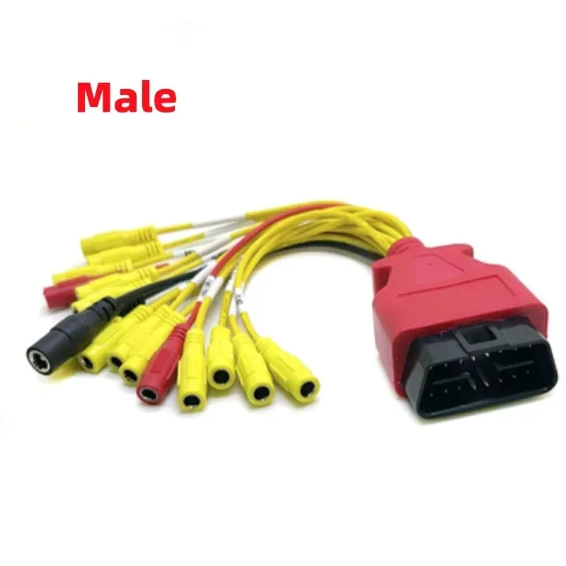 OBD Universal Jumper Connector Plug 16 Pin Automotive Detector Fault Diagnosis Instrument Swipe ECU Jumper Electrical