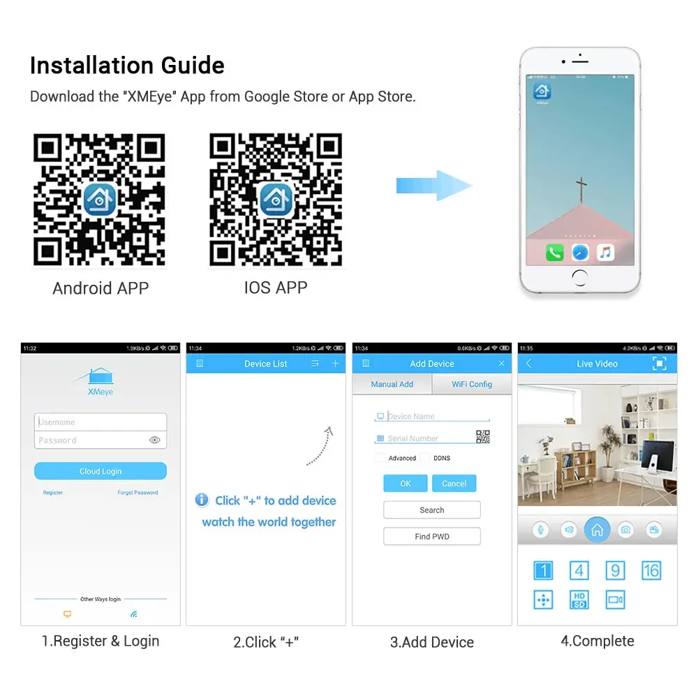 4K 16CH 8MP 5MP Face Detection XVR AHD CVI TVI CVBS IP Digital Video Recorder DVR Home Security Protection System Guard Live