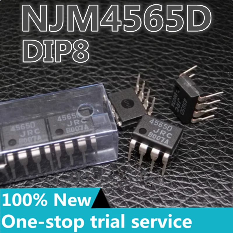 5-100PCS %New NJM4565M NJM4565V NJM4565D Silkscreen 4565D 4565 DMP-8 SSOP8 DIP8 Low noise dual operational amplifier