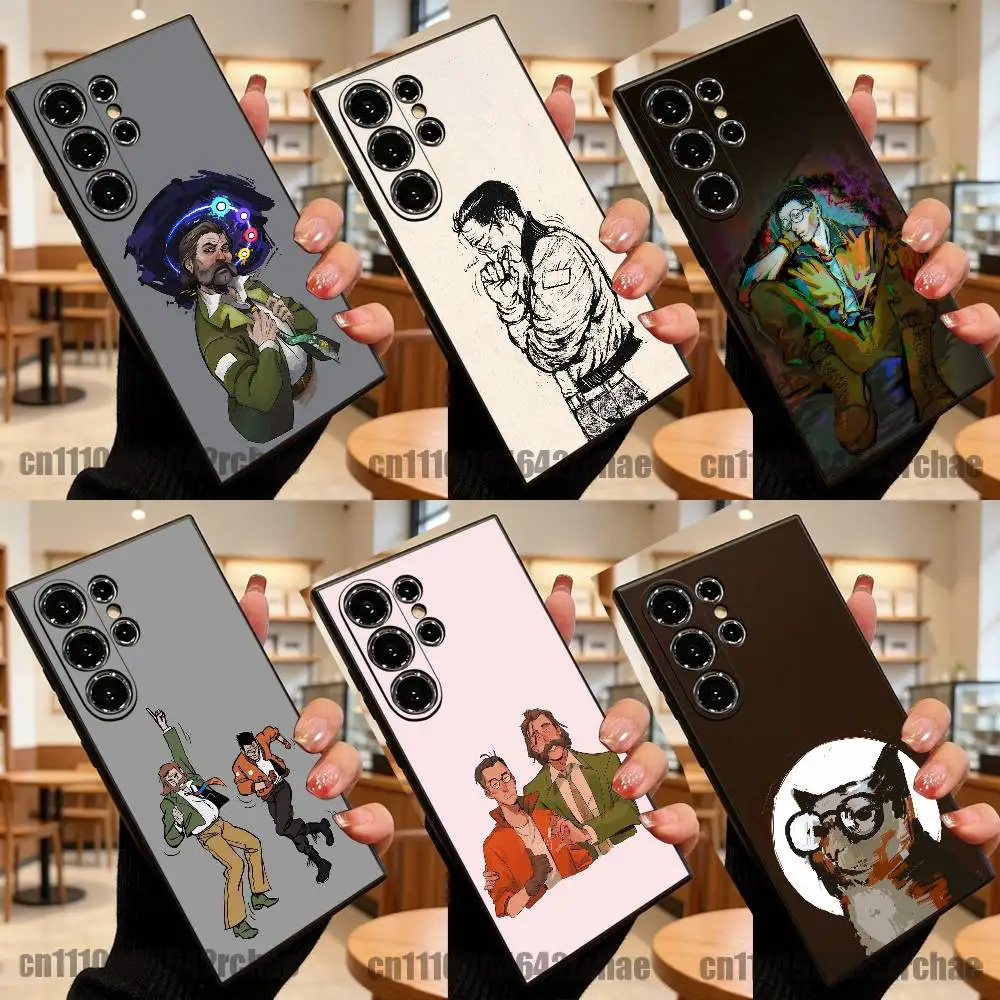 For Disco Elysium Kim Kitsuragi Harrier Du Bois Phone Case For Samsung Galaxy S25 S24 S26 S22 S23 S21 S10 5G Fe Ultra Plus Cover