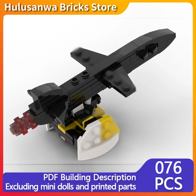 

Anti-Ship Cruise Missile Model MOC Building Bricks War Equipment Modular Technology Gifts Holiday Assemble Children Toys Suit
