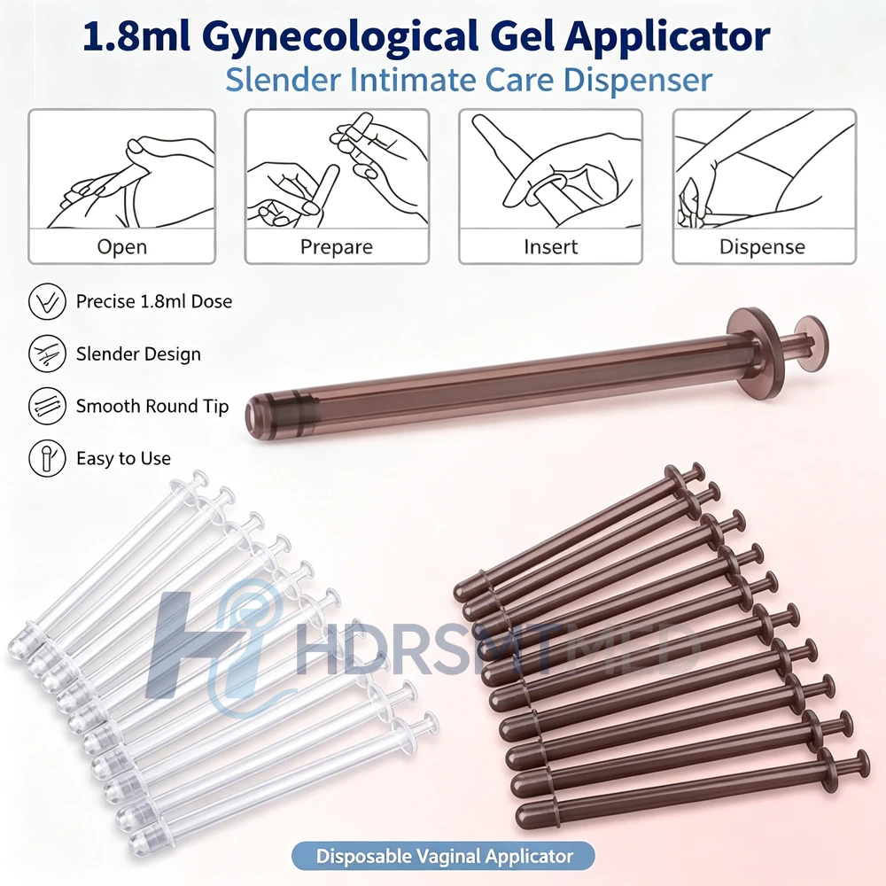 50-500Pcs Disposable Suppository Applicator Lubricant Injector Syringe for Vaginal Anal Butt Plug Medical Dosing Device