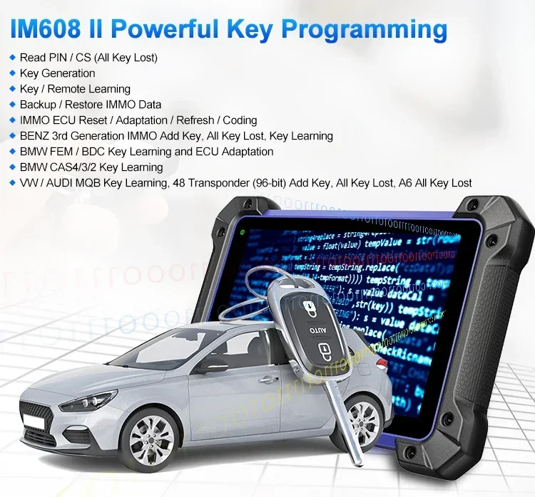 Advanced Maxilm IM608 II Automated Key Generation Learning and Immobilizer Programming Immo Programmer Tool Diagnostic