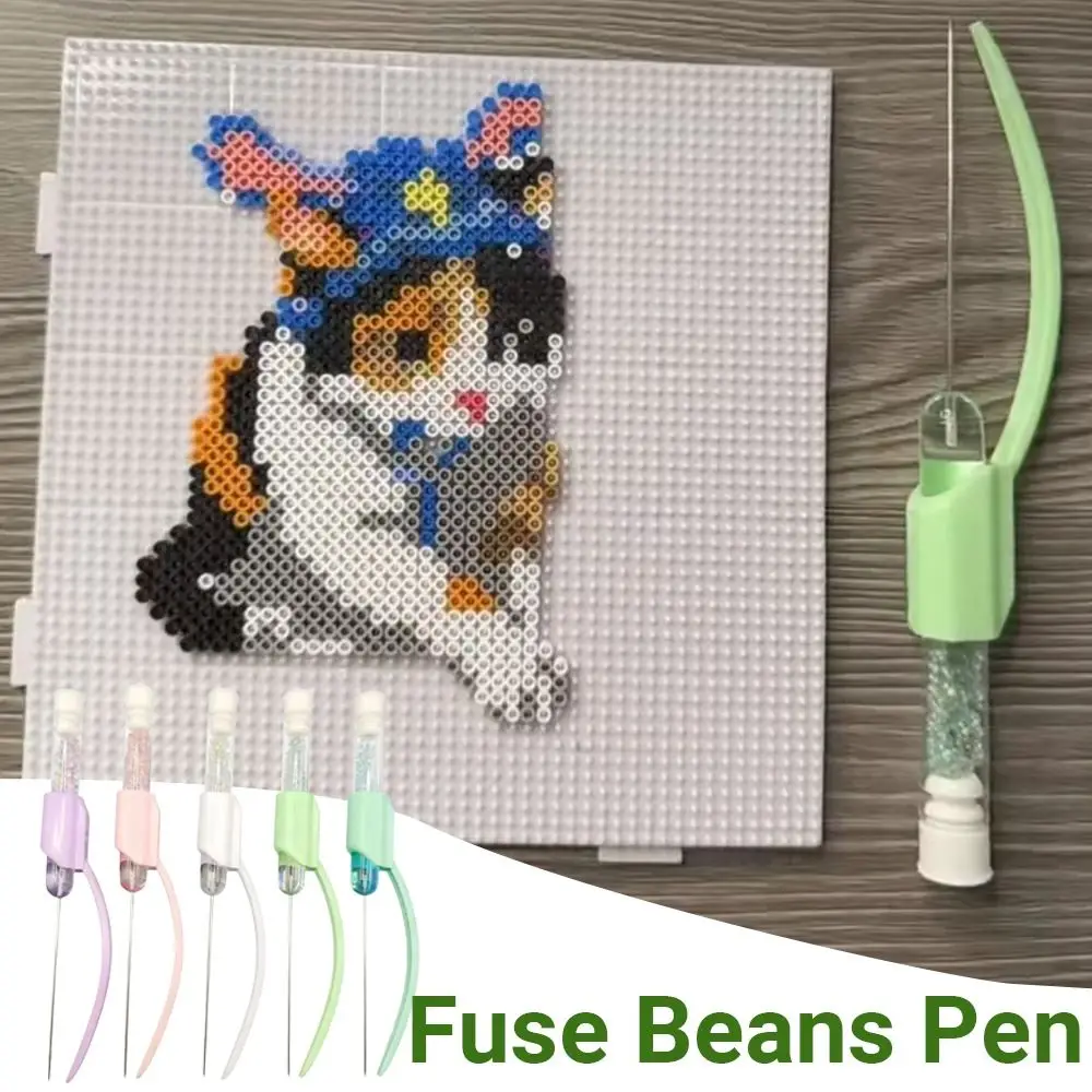 Creative Fuse Beans Tweezer DIY Handmade Perler Bead Clips Pen Handheld Educational Rhinestone Painting Separator Hama Beads Toy