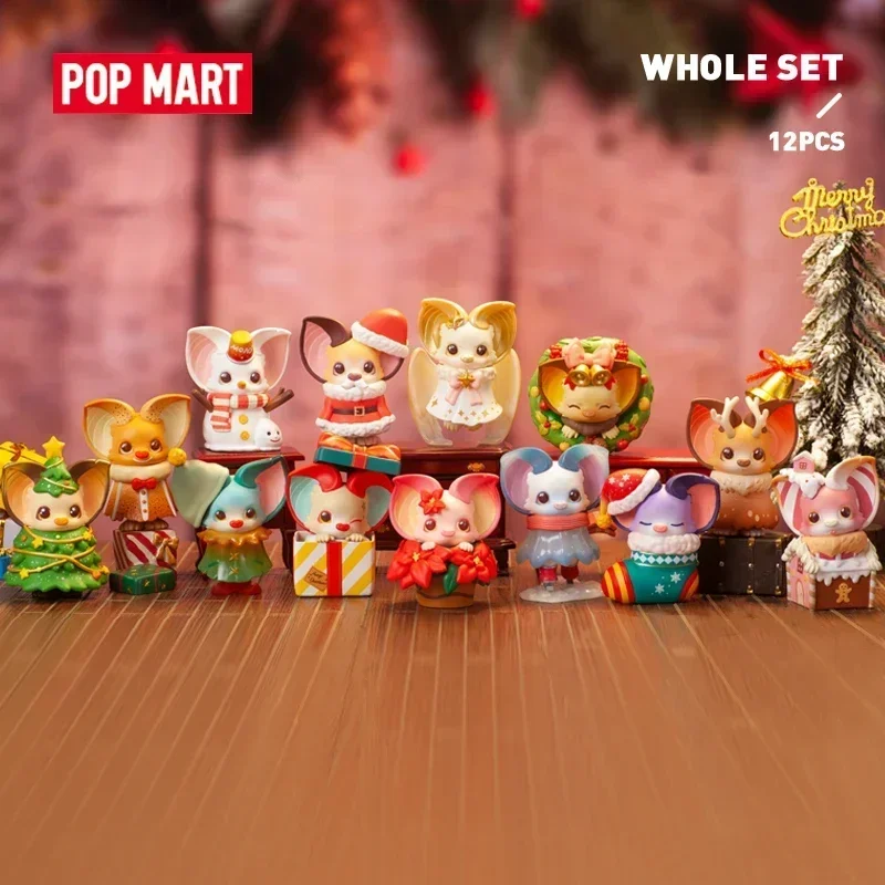 

POP MART Yoki Christmas Series Blind Box Cute Anime Figure Collectible Doll Desktop Ornament Gift Collection