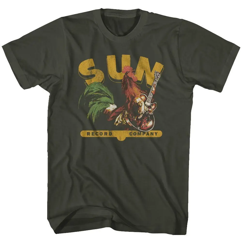 Sun Records Rooster With Guitar Smoke Music Shirt