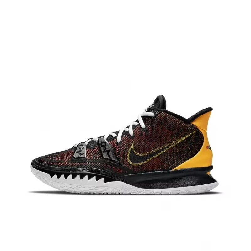 Nike Kyrie 7 Brooklyn Beats shock-absorbing, slip resistant, and durable mid top basketball shoes for both men and women