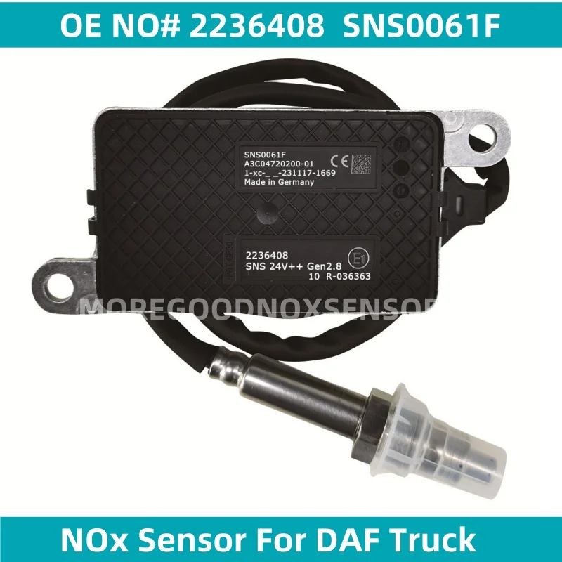 2236408 SNS0061F A3C04720200-01 Original NEW Nitrogen Oxygen NOx Sensor For DAF  Lorry Trucks HGV