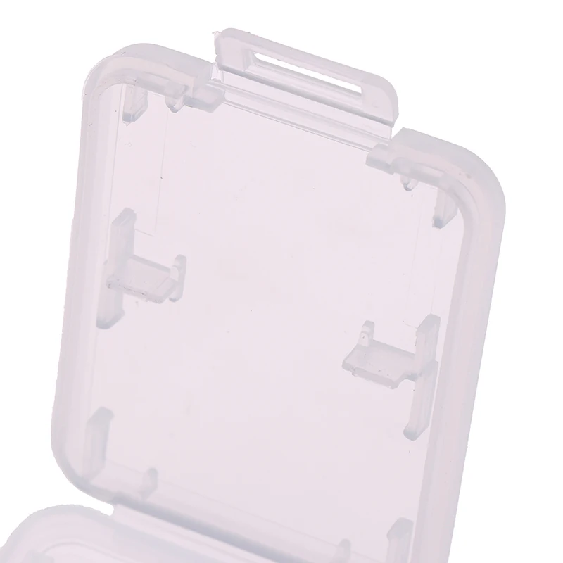 Boîte de Rangement Transparente 8 en 1 pour Carte Mémoire Micro SD SDHC TF MS, Étui Rigide de Protection, 2 Pièces