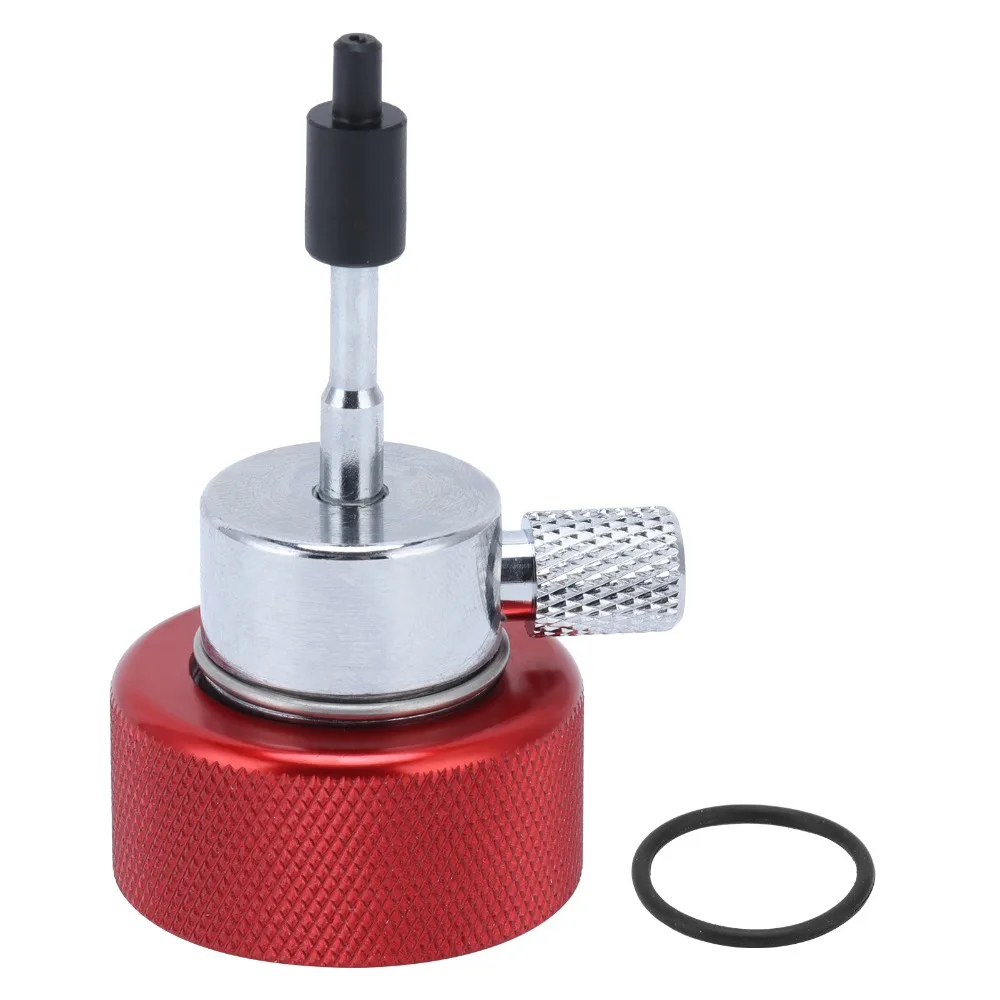 Aluminum Alloy Propane Filling Adapter Silicone Oil Port Non Leaking Gas Refill Adapter Thread Connection Propane Gas Connector