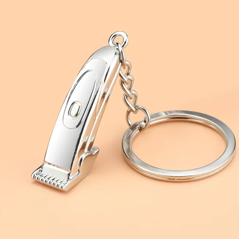Creative Mini Barber Keychain Barber Shop Promotional Gift Men's Barber Keyring
