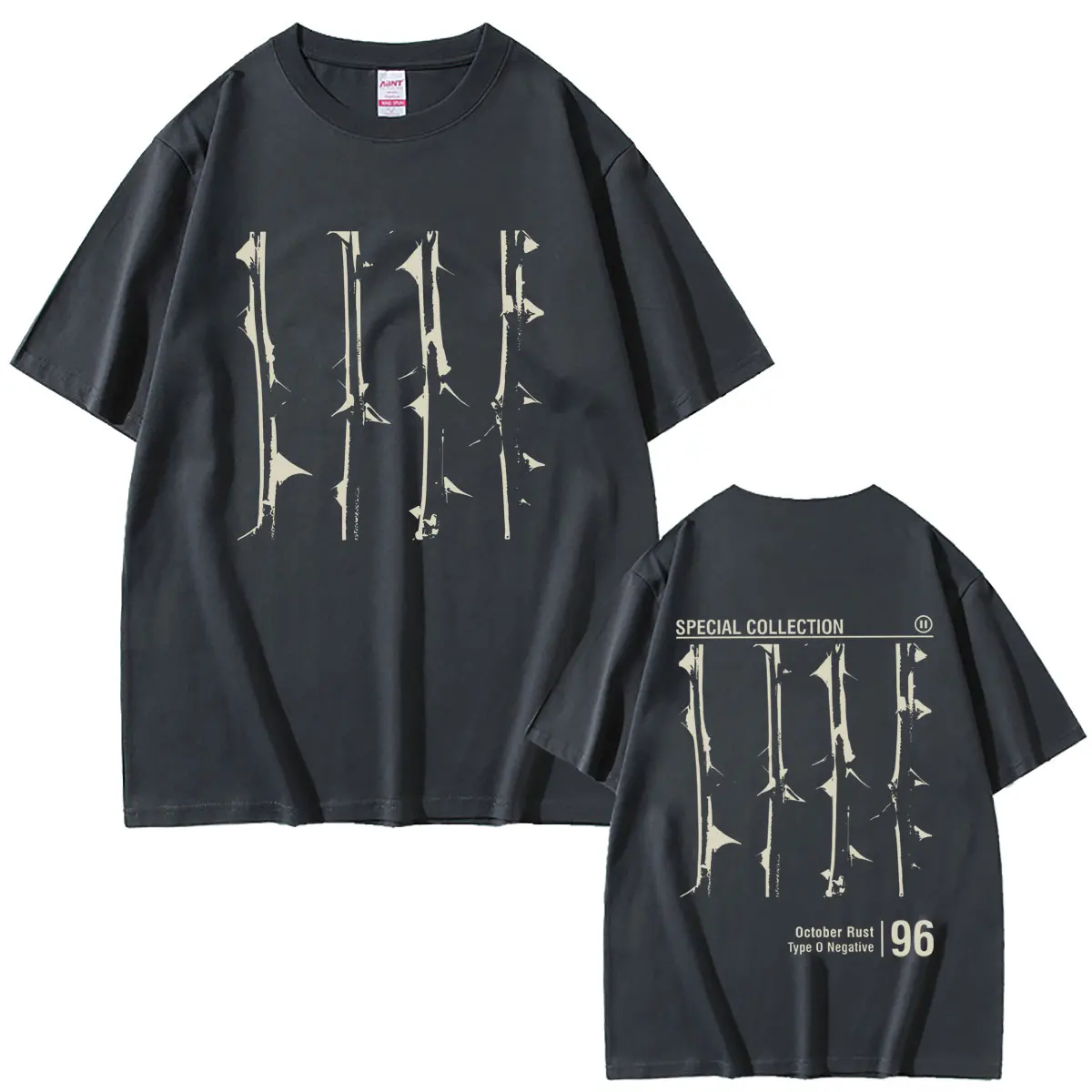 Type O Negative October Rust T-shirt Men Women Rock Metal Gothic Streetwear Man Oversized T Shirts Male Casual Soft Cotton Tees