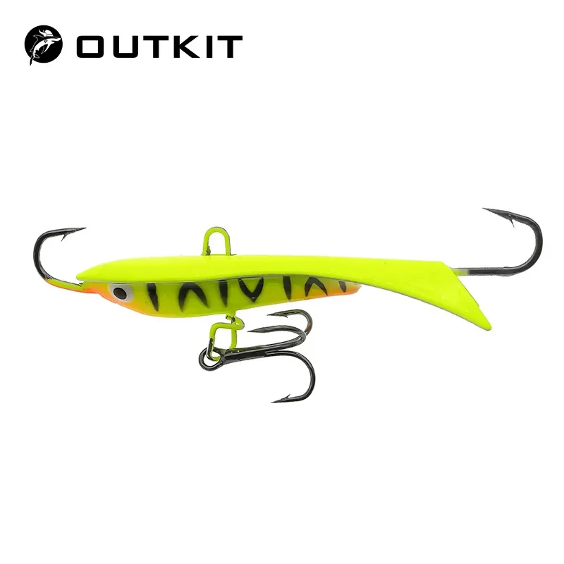 OUTKIT 1PCS Quality Winter Ice Jig 6cm 9g Fishing Lure Artificial Bait leurre Balancer for Fishing Carp Walleye Pike Perch