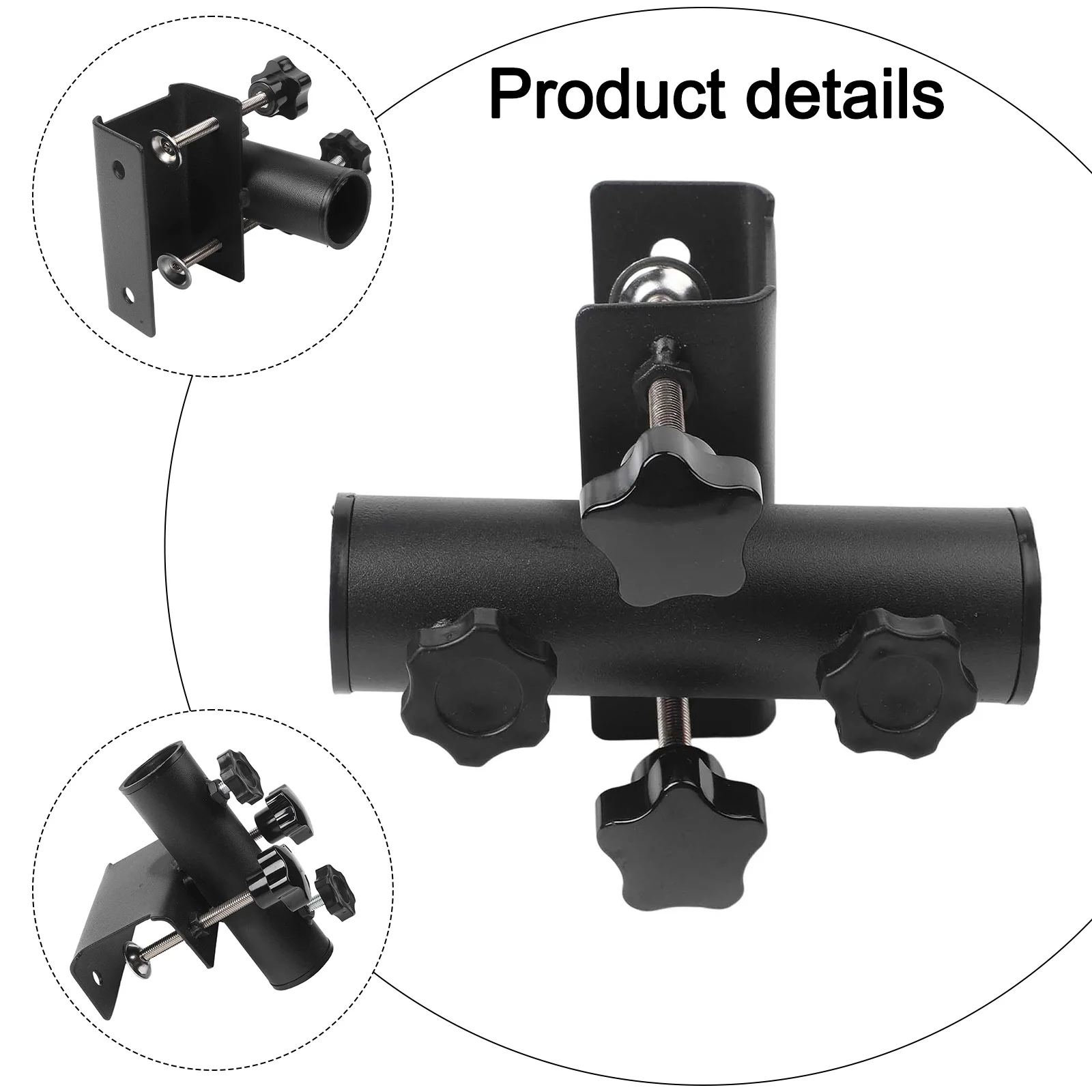 

Крепление для зонта на балкон, компактное, для террасы и ограждений, зажим для зонта на балкон