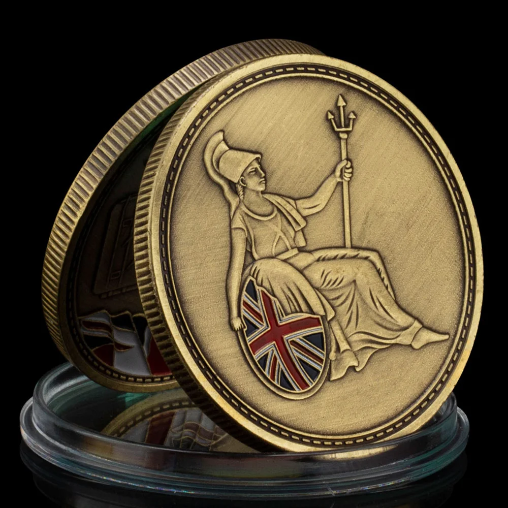 Rifle de asalto británico SA80, moneda de recuerdo, arma chapada en cobre, moneda conmemorativa, regalo coleccionable para fanáticos militares