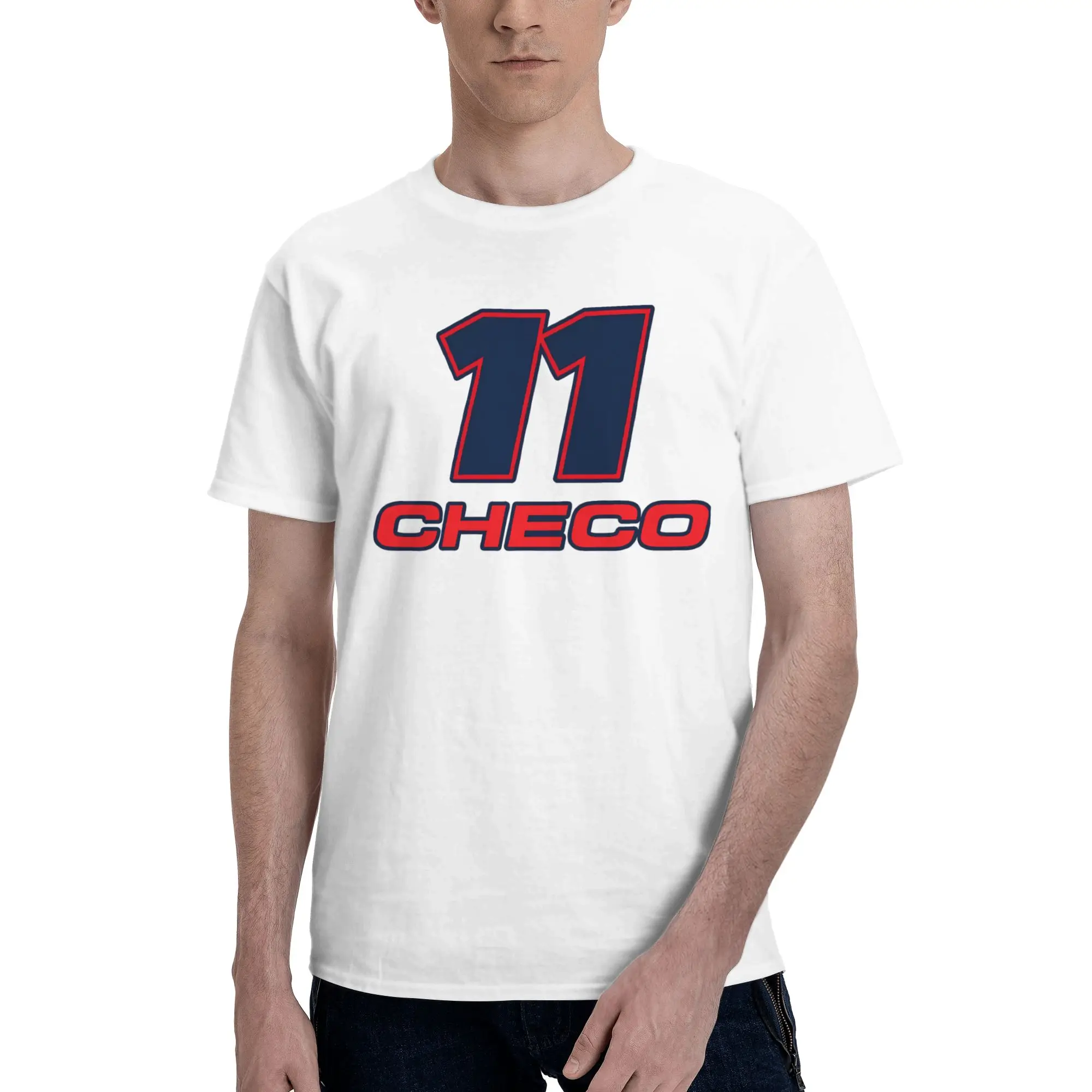 Sergio 'Checo' Perez 11 - Formula Travel Reversible T-shirt Street Lazy Cotton Tee