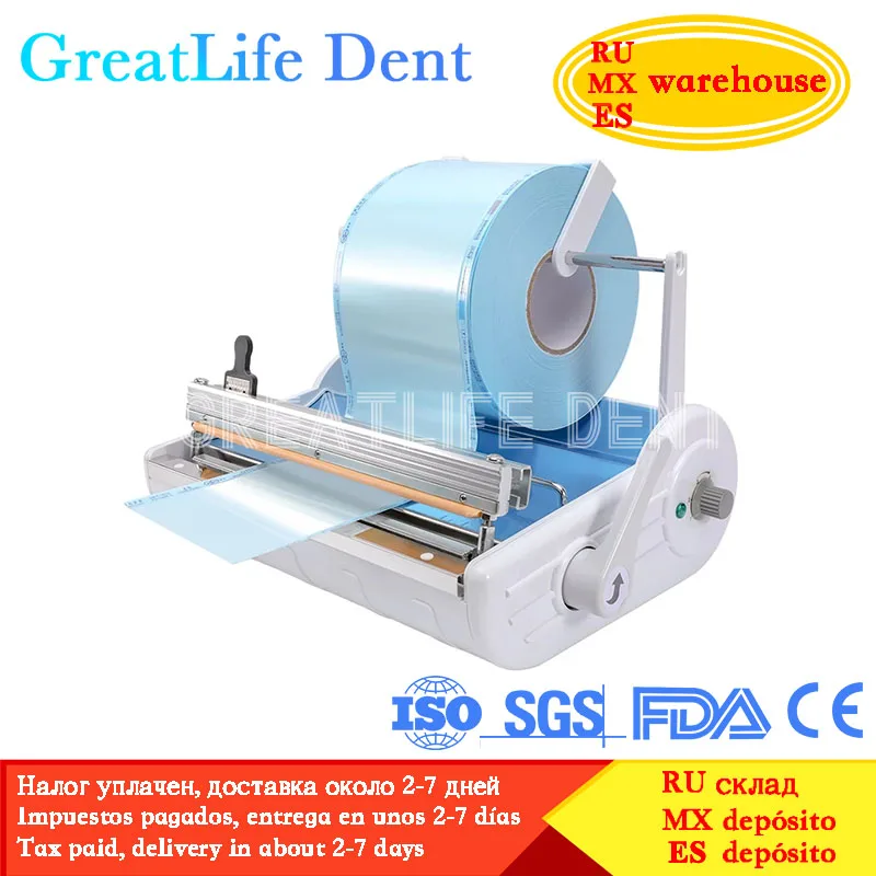 

GreatLife Sterilization Pouch Automatic Dental Sealing Machine Dental Sealer Sealing Machine Sealing Machine Dental Laboratory