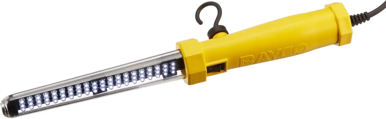 SL-864 60 LED Work Light on Metal Reel with 50 Foot Cord , Yellow , Large