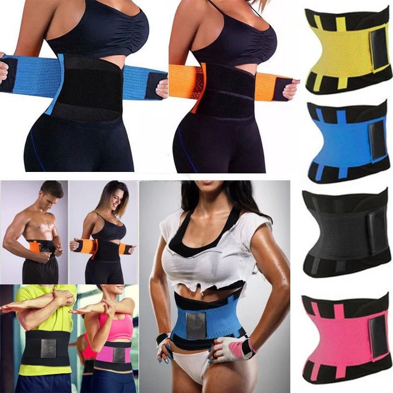 

Fitness Belt Body Shaper Waist Trainer Trimmer Corset Waist Belt Cincher Wrap Workout Shapewear Slimming Plus Size S-3XL