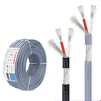 Cable de señal blindado UL2547 de 5/50M, 28 26 AWG, canal de Audio 2, 3, 4 núcleos, línea de Control de cobre para auriculares
