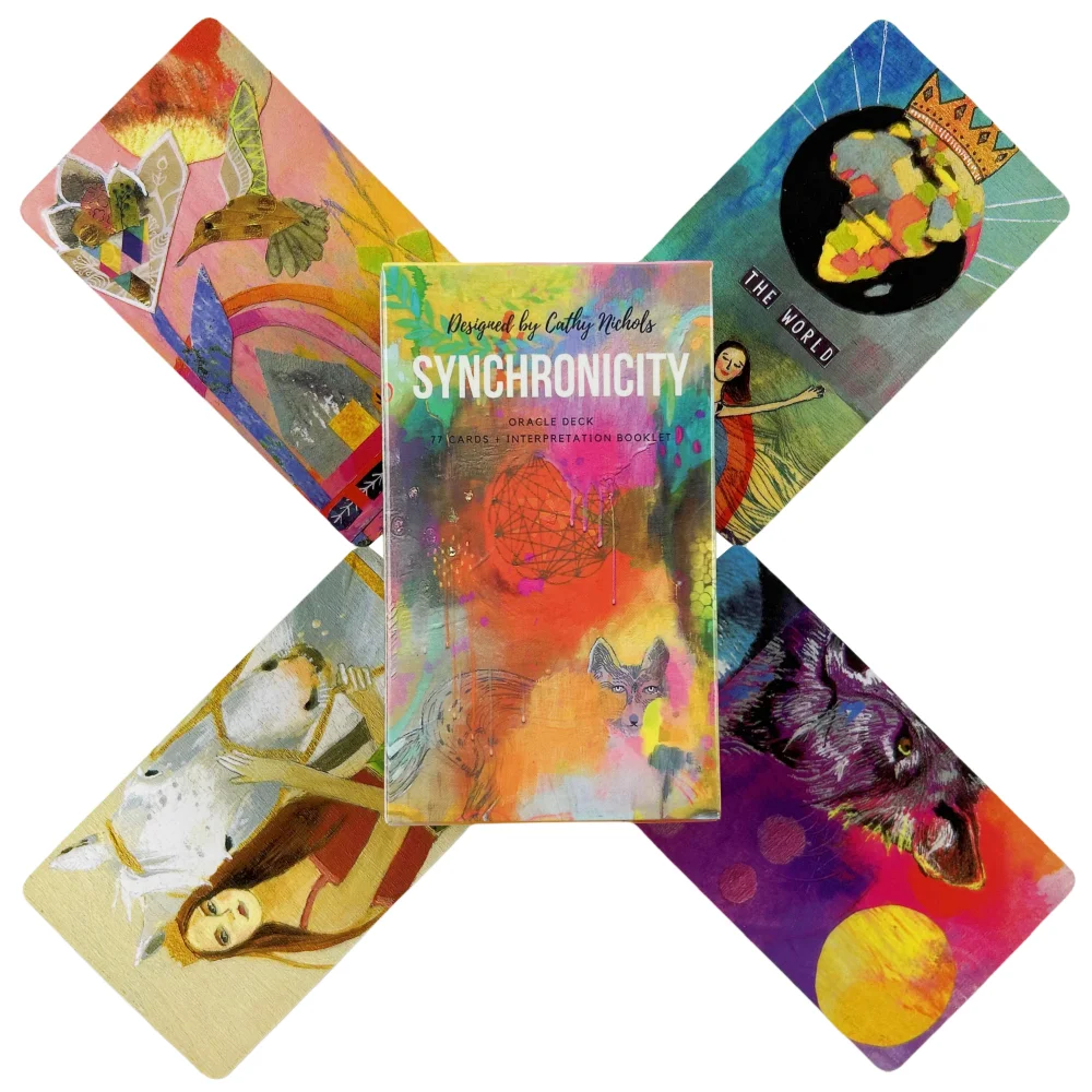 Synchronicity Oracle Deck 78 Cards Tarot Meaning Tarot Cards For Beginners Fortune Telling Game Cards