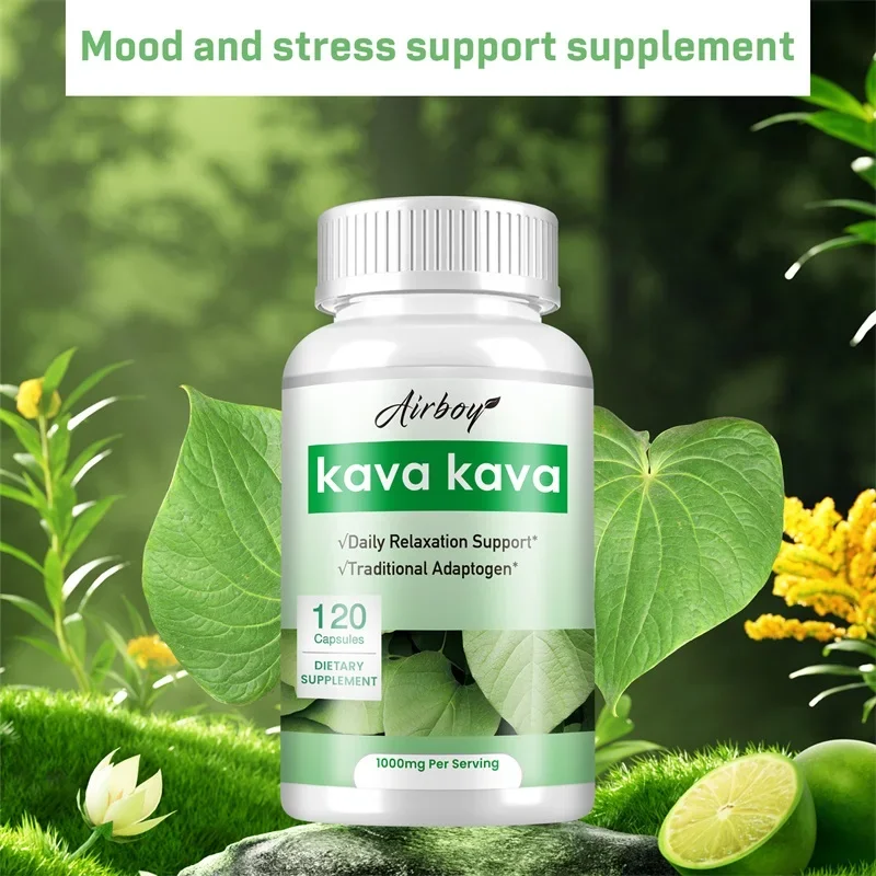 Kava Kava - Helps Relax The Brain, Relieve Stress and Anxiety, and Improve Sleep Quality