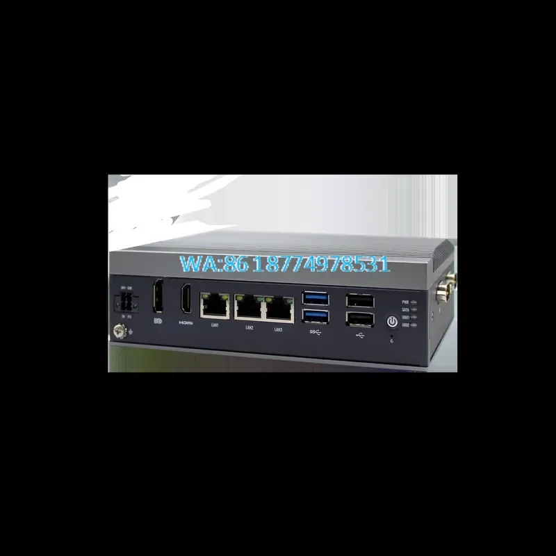 Wmwmnu for Industrial Celeron J6412 Box Computer Small Size Fanless Mini PC 3LAN Dual Serial Ports CE FCC Approved Micro