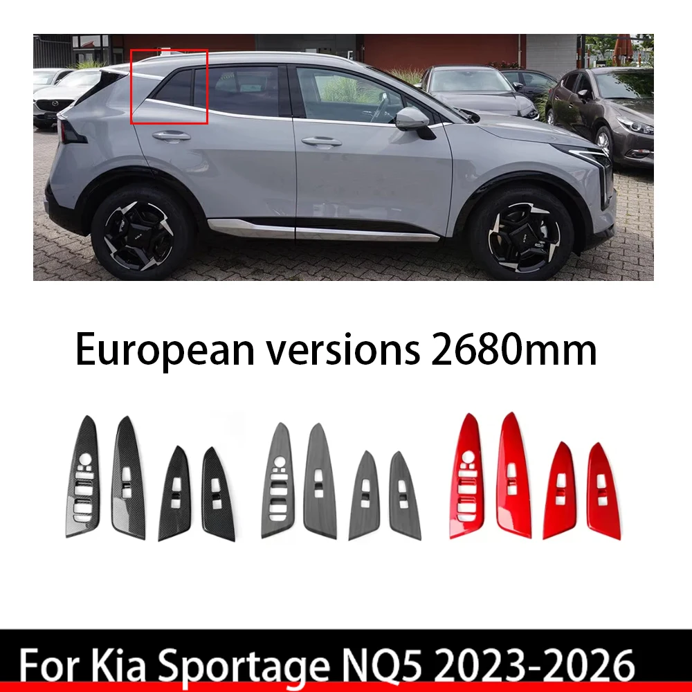

For Kia Sportage NQ5 2023-2025 European Version Car Tuning 4PCS Window Button Cover Trim Interior Accessories LHD/RHD
