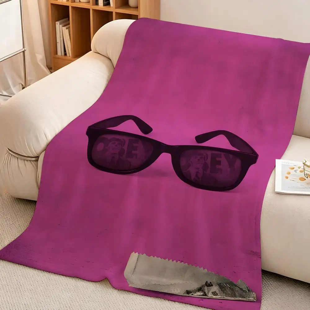 Movie T-They L-Live Throw hot High-Density Short Plush Blanket Soft Skin-Friendly for Sofa Nap Air-Conditioned Room