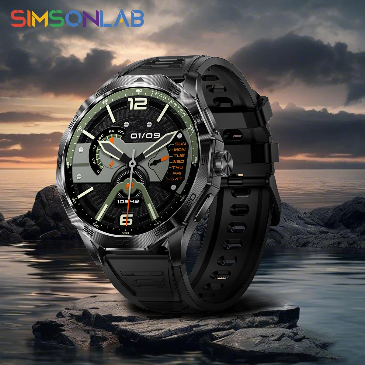 2024 HD Screen  Smart Watch Big Battery Waterproof Speakers Heart Rate Measurement  Sleep Quality Analysis  Sports Mode