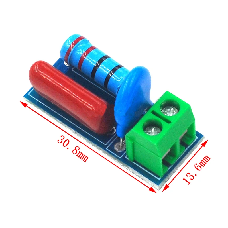 AC/DC 5V-400V RC Absorption/Snubber Circuit Module Relay Contact Protection Resistance Surge 6V 9V 12V 24V 110V 220V