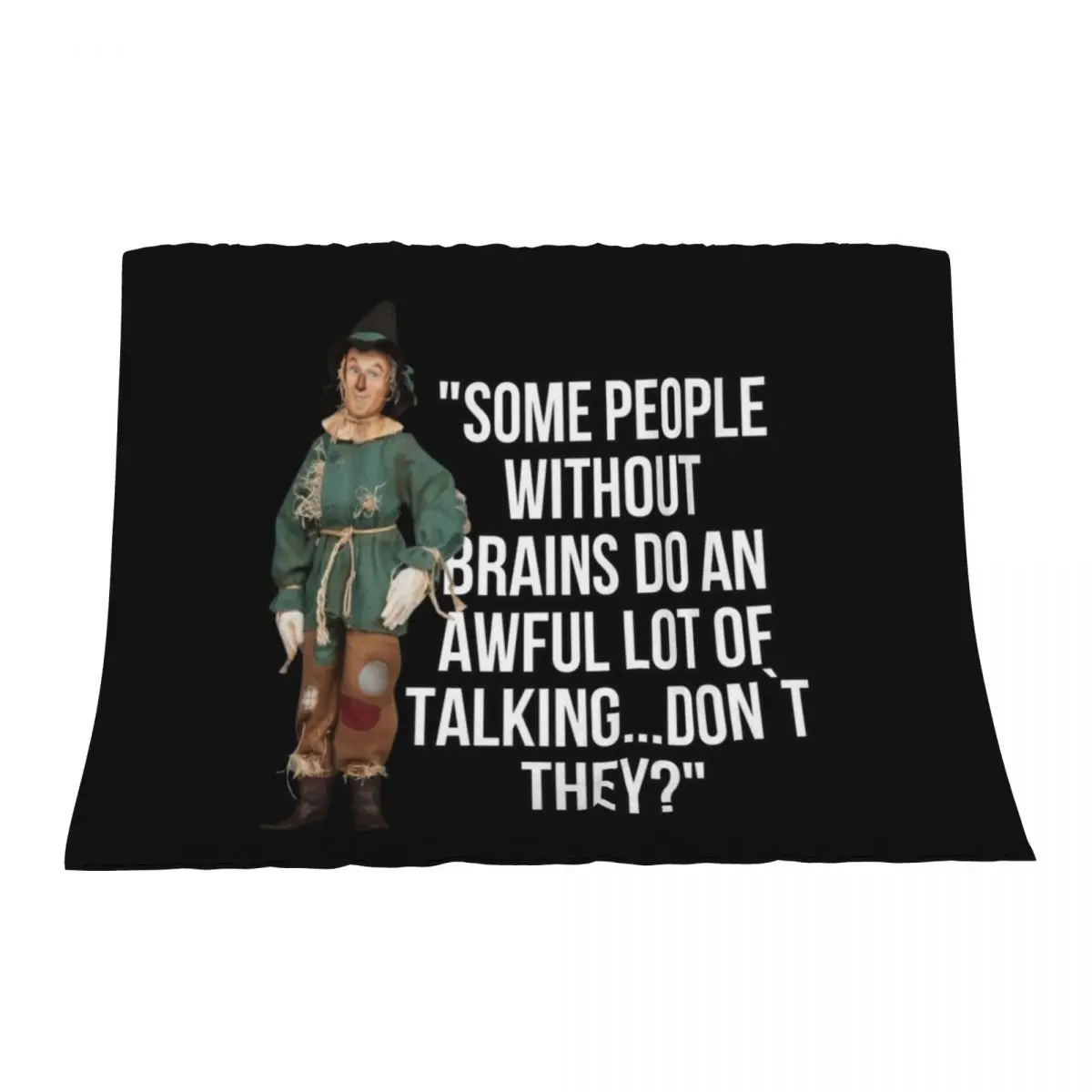 

Wizard Of Oz Quote Scarecrow Throw Blanket For Decorative Sofa Luxury Throw Plush Camping Blankets