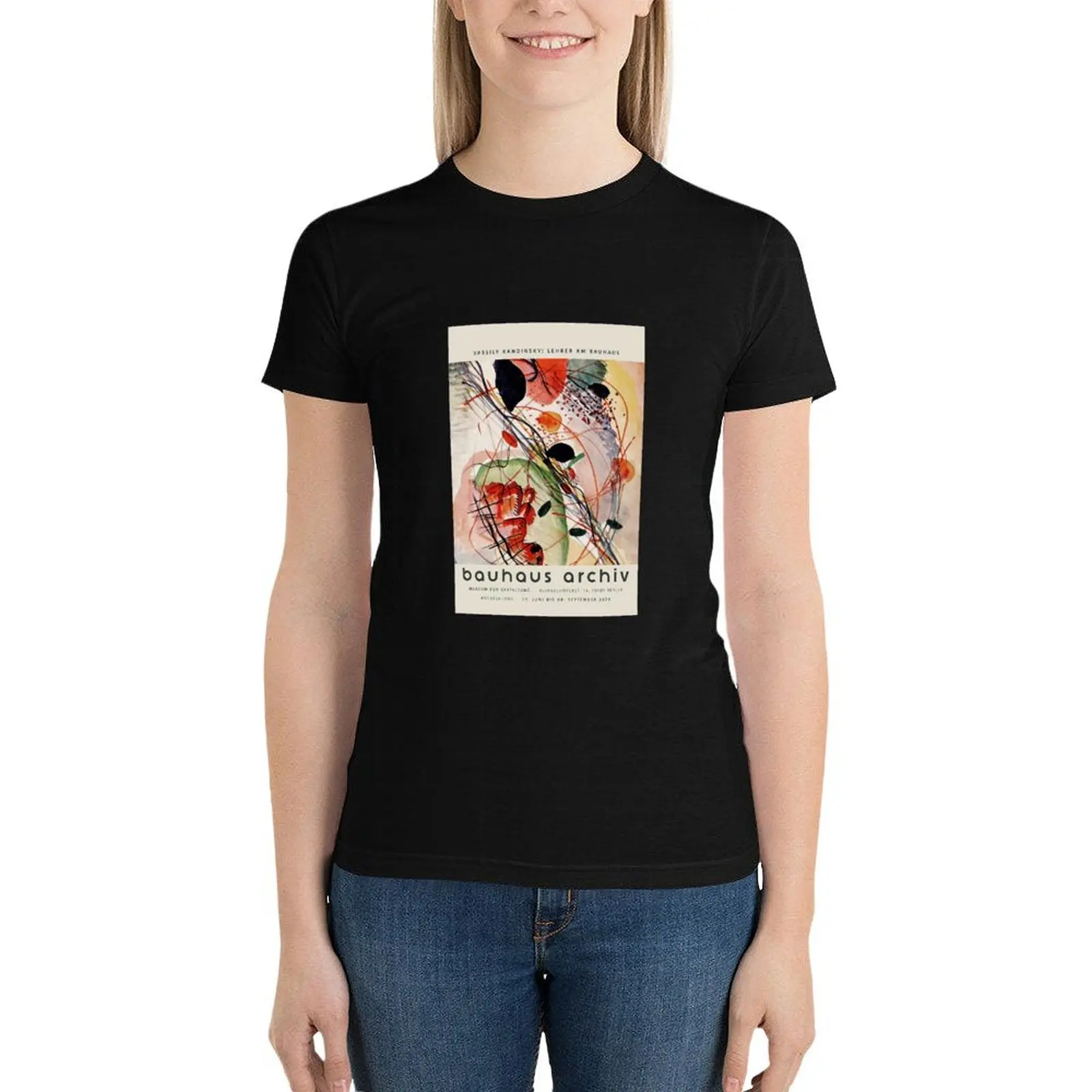 

Kandinsky - Bauhaus Archiv T-Shirt vintage clothes Aesthetic clothing tops cropped t shirts for Women