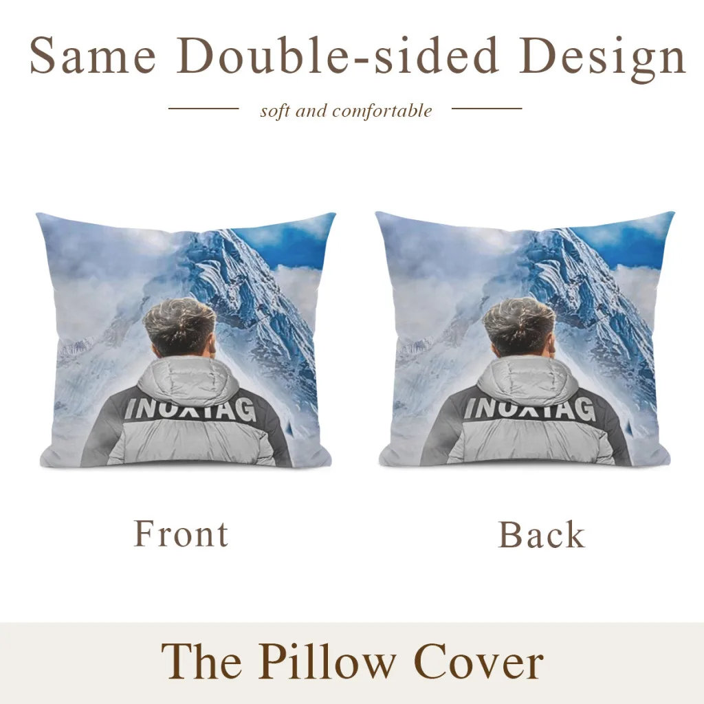 Cushion Cover  Home Decor Sofa Pillow inoxtag everest - inox Home Pillowcase