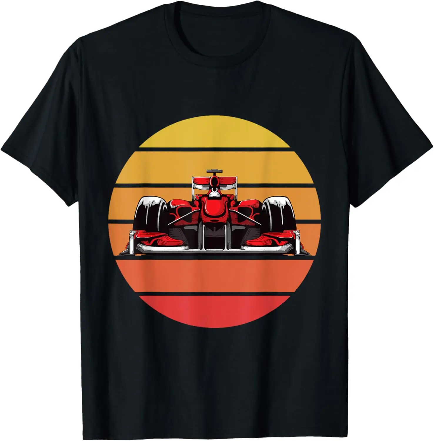 Retro Vintage Sunset Formula Racing T-Shirt