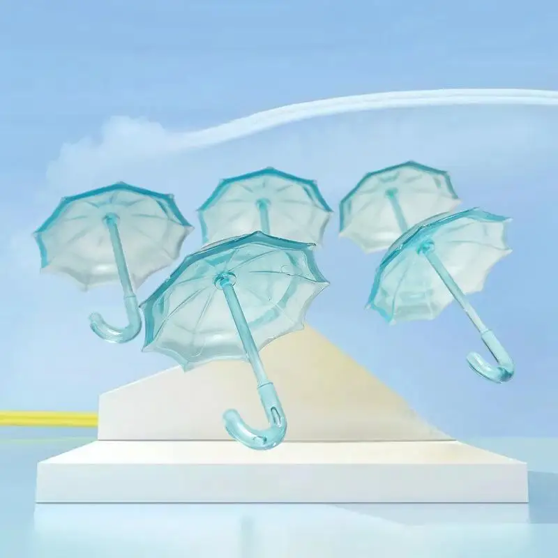 

Игрушка для детей: Прозрачный пластиковый миниатюрный зонтик, украшение для кукольного домика