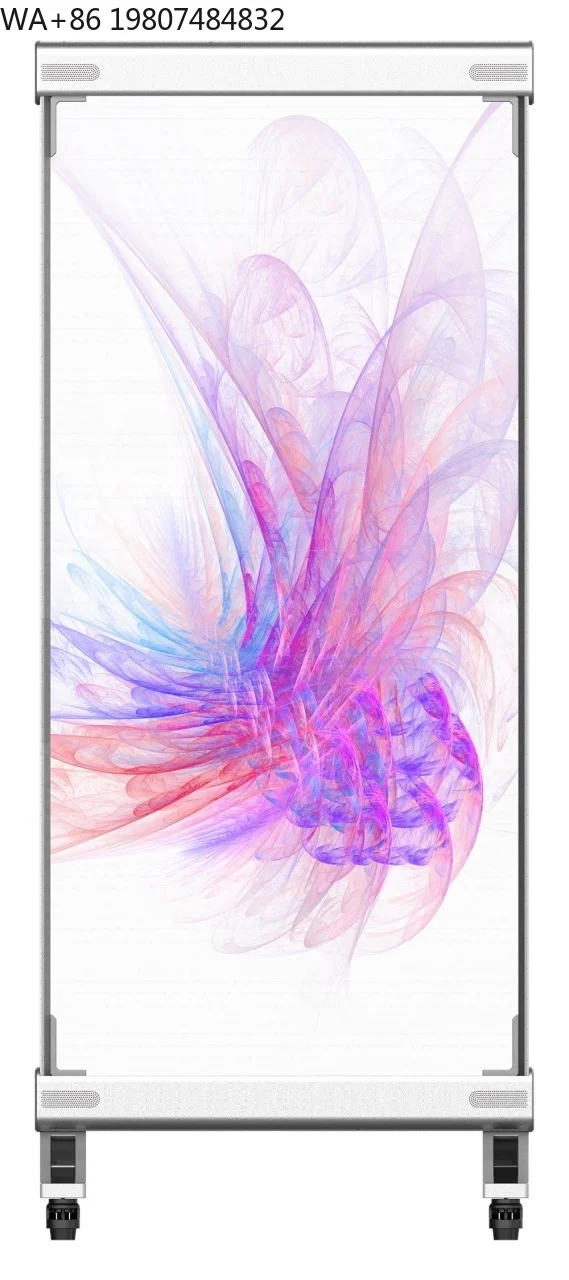 P3.91 Indoor Holographic Transparent LED Display, Movable LED Poster for Store Mall Advertising Aliexpress Hot