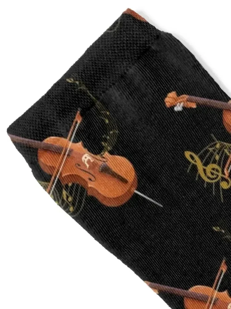 Musical Instrument Cellist Cello Socks Men's Stockings man funny sock set Socks Ladies Men's