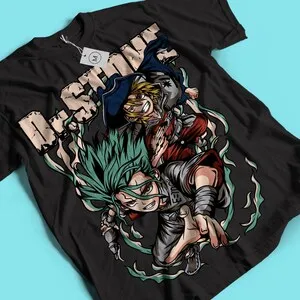 Anime Vintage Unisex Tee - Manga Shirt for Anime Lovers