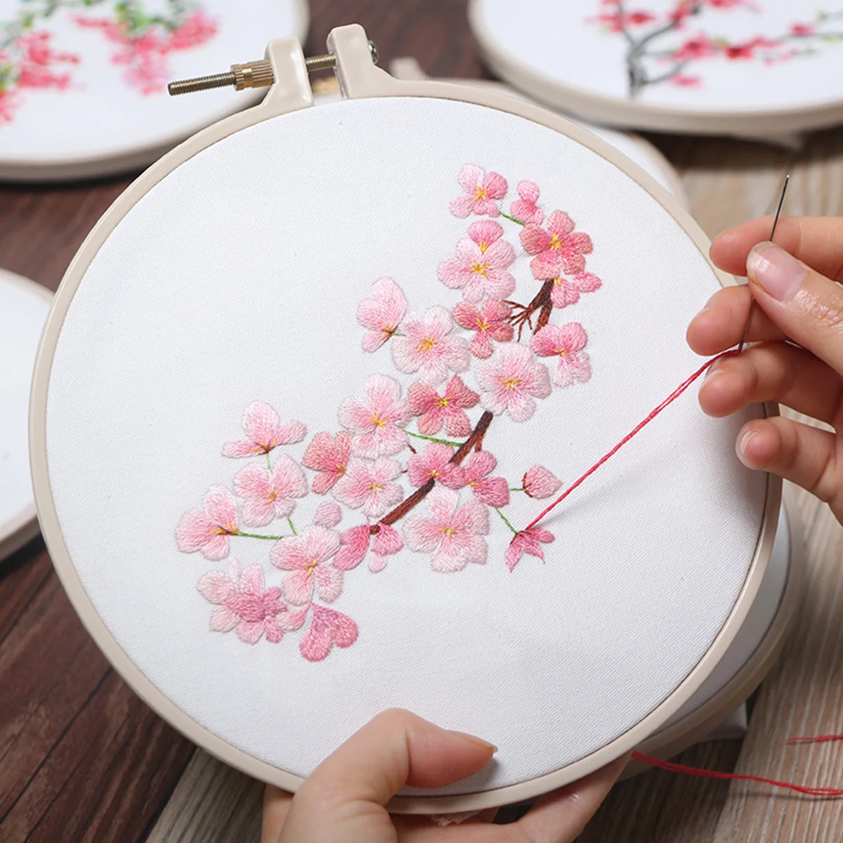 

3Pcs Cross-Stitch Cloth Exquisite Detail Cotton Fabric DIY Handmade Embroidery Needlework White Cross-Stitch Cloth