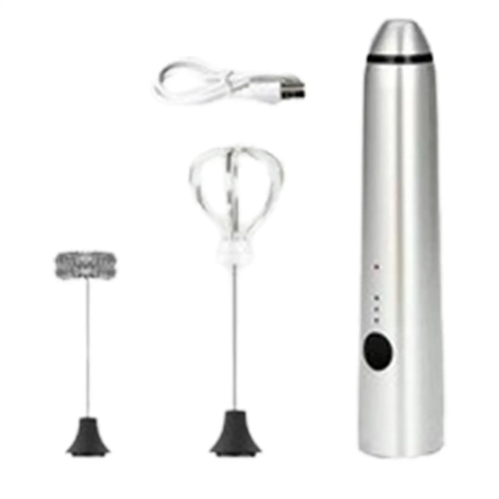 Handheld Coffee Frother Spring Head Whisks Portable Kitchen Gadget Electric Whisk for Hot Chocolate Matcha Cappuccino Latte Milk