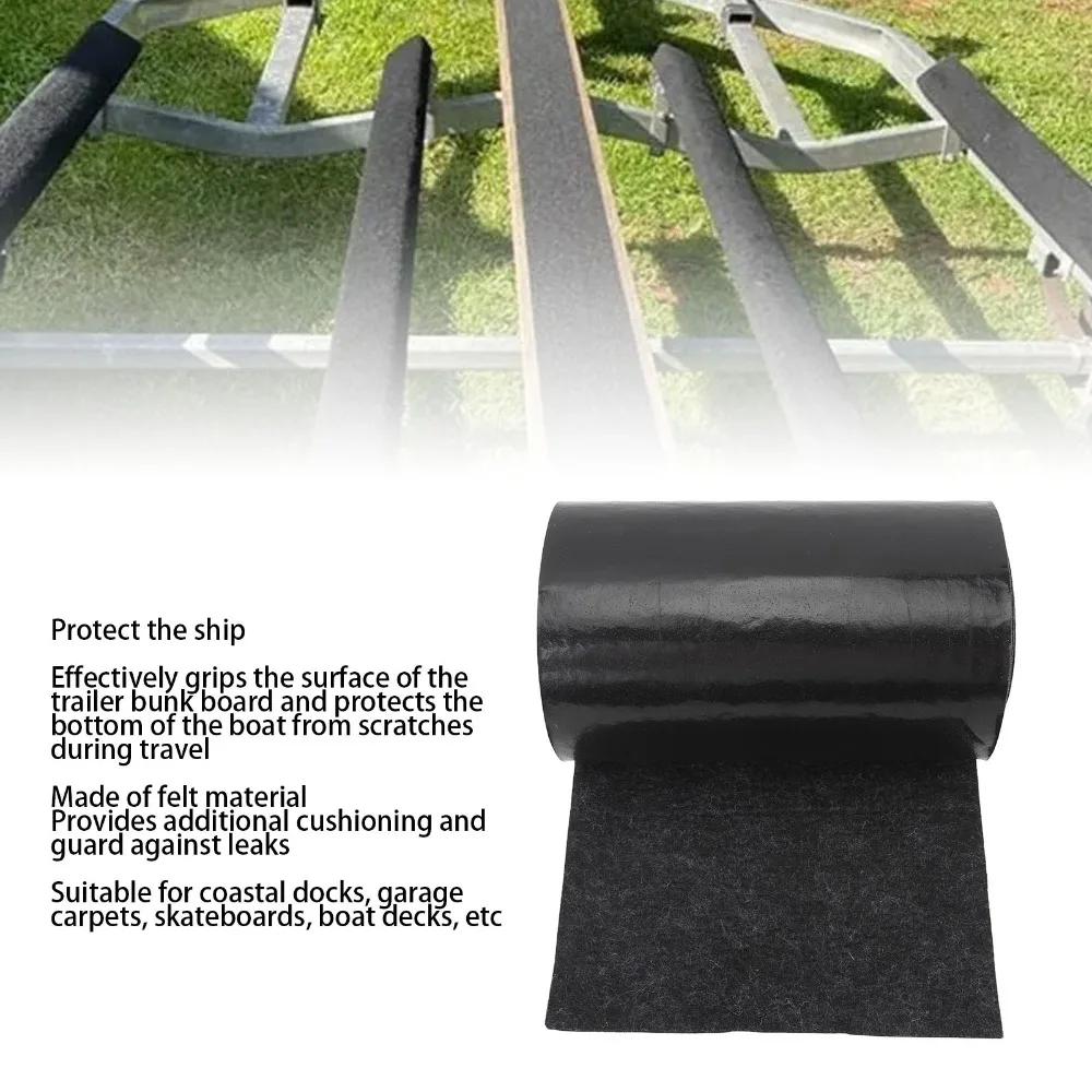 20cm*6m Boat Trailer Bunks Double Layer Waterproof Bunk Carpet Shock Absorption Wear Resistant Marine Bunk Padding for Docks