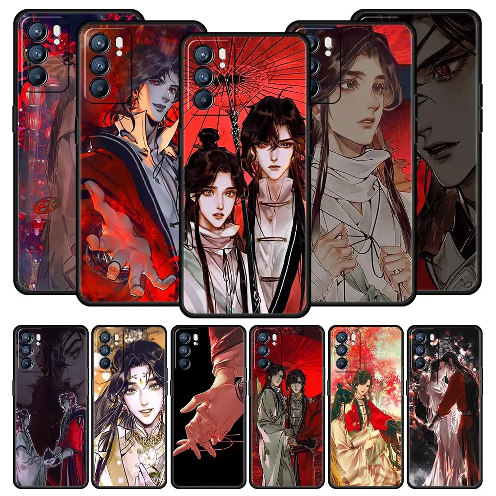 Heaven Officials Blessing Phone Case For OPPO Find X5 A54 A53 A52 A9 2020 A16 A15 A95 A76 A74 A12 Reno7 SE Reno6 Pro+ 5G Cover